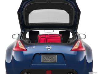 2018 nissan 370z cargo area with stuff