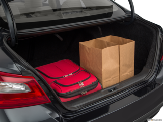 2018 nissan altima cargo area with stuff