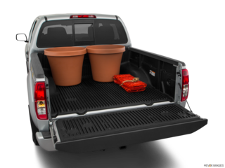 2018 nissan frontier cargo area with stuff