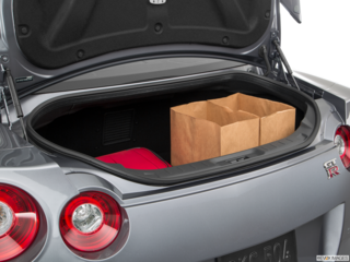 2018 nissan gt-r cargo area with stuff