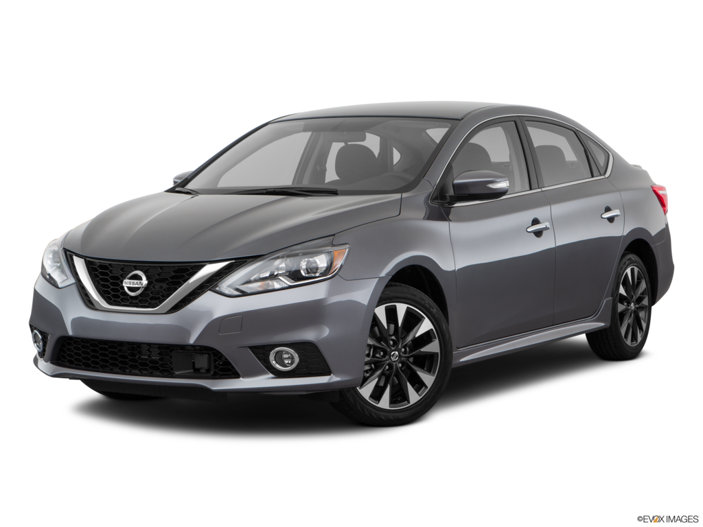 2018 nissan sentra angled front