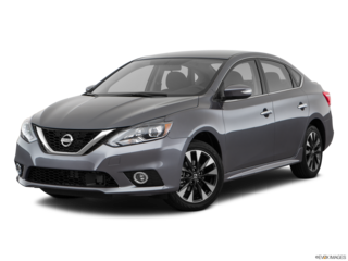 2018 nissan sentra angled front