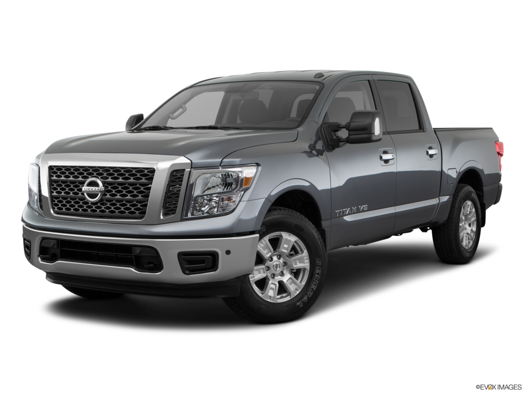 2018 nissan titan angled front
