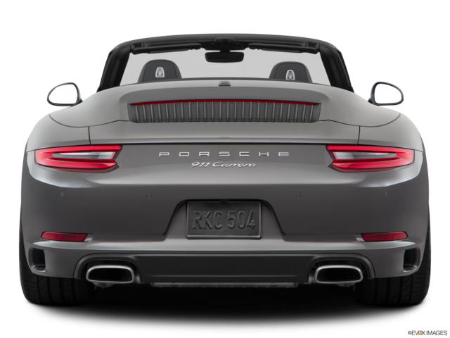 2018 porsche 911 back