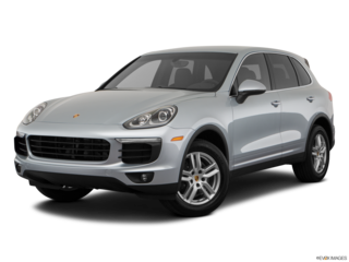 2018 porsche cayenne angled front