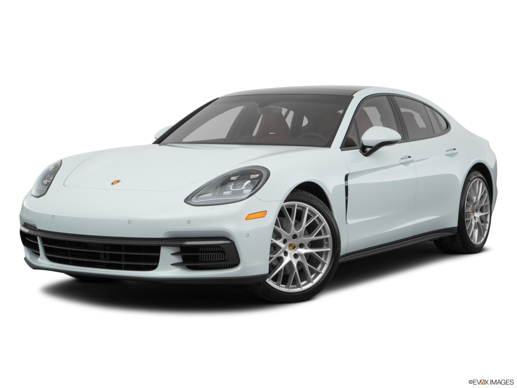 2018 porsche panamera angled front