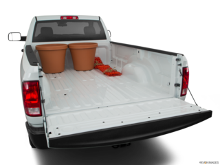 2018 ram 2500 cargo area with stuff