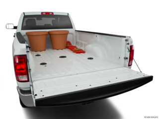 2018 ram 3500 cargo area with stuff