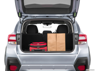 2018 subaru crosstrek cargo area with stuff