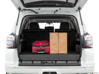 2018 toyota 4runner cargo area with stuff