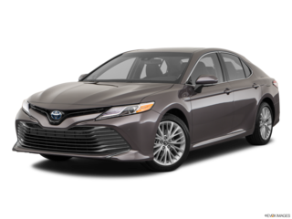 2018 toyota camry-hybrid angled front