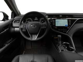 2018 toyota camry-hybrid dashboard