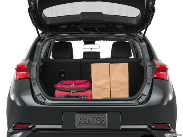 2018 toyota corolla-im cargo area with stuff