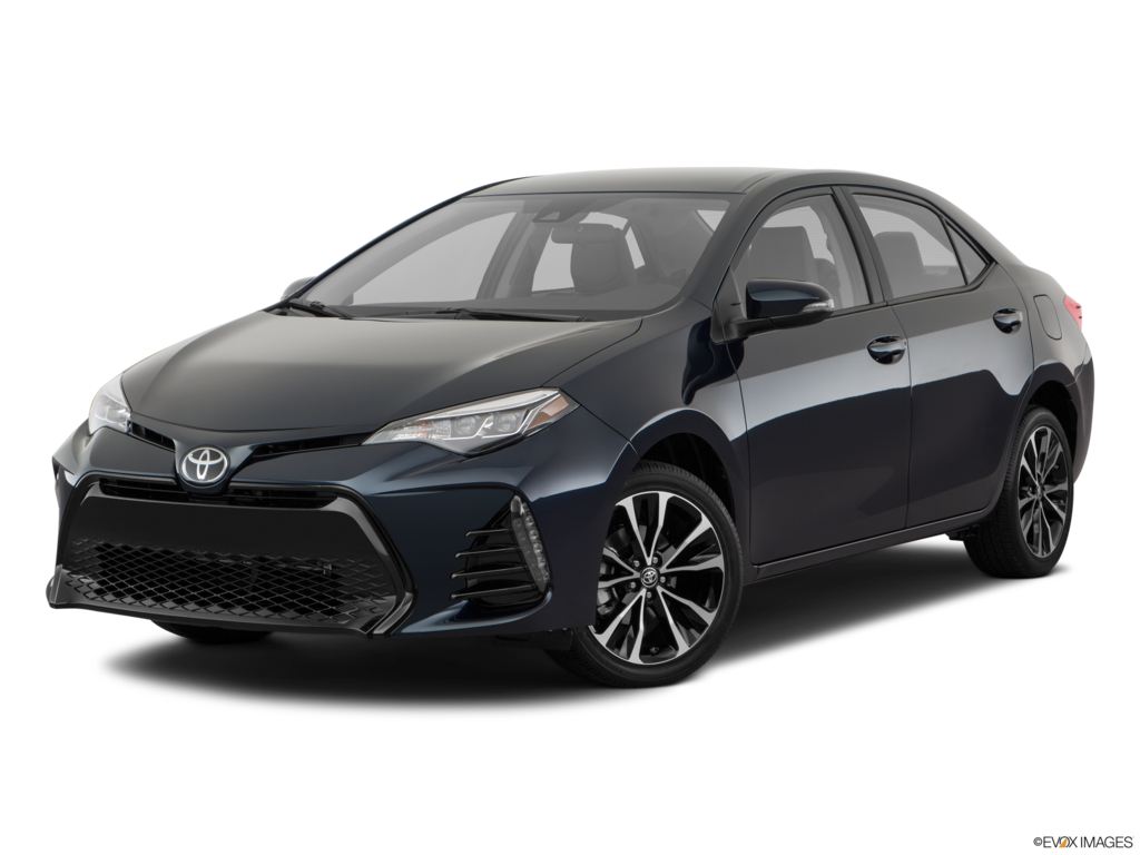 2018 toyota corolla angled front