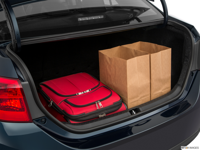 2018 toyota corolla cargo area with stuff
