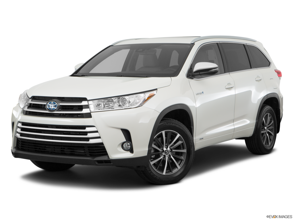 2018 toyota highlander-hybrid angled front