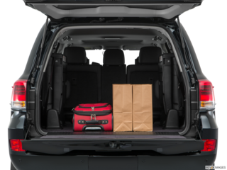 2018 toyota land-cruiser cargo area with stuff