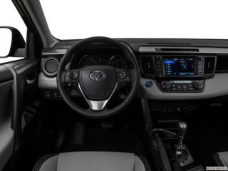 2018 toyota rav4-hybrid dashboard