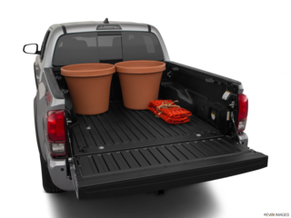 2018 toyota tacoma cargo area with stuff