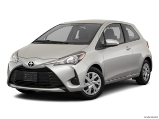 2018 toyota yaris angled front