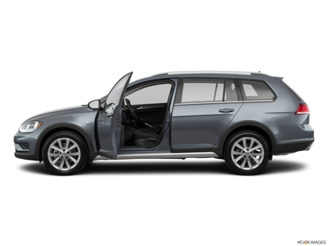 2018 volkswagen golf-alltrack side