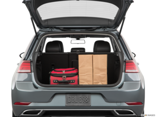 2018 volkswagen golf cargo area with stuff