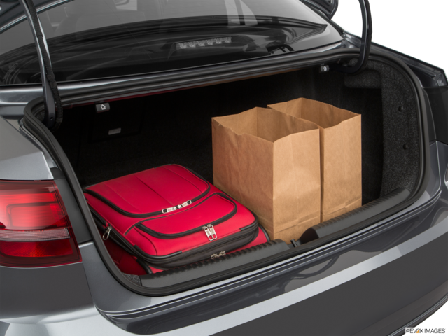 2018 volkswagen jetta cargo area with stuff
