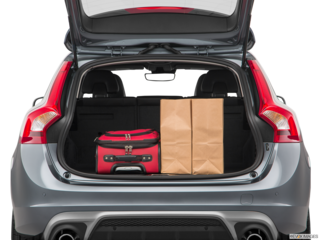 2018 volvo v60 cargo area with stuff