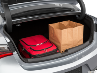 2019 acura ilx cargo area with stuff