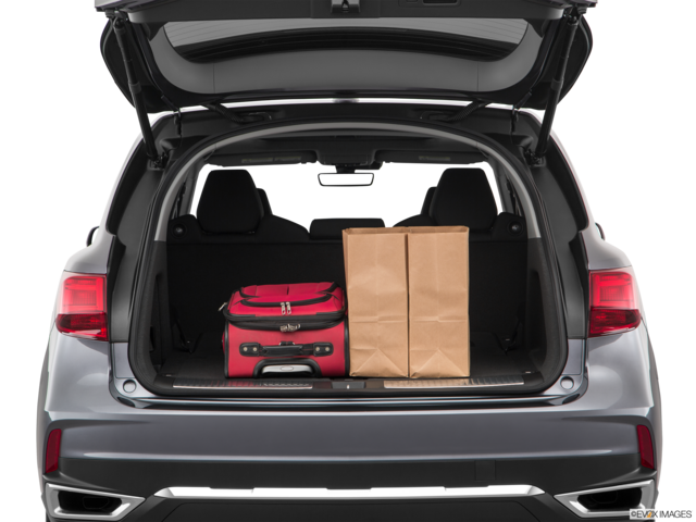 2019 acura mdx cargo area with stuff