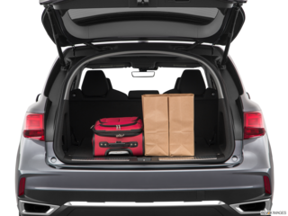 2019 acura mdx cargo area with stuff