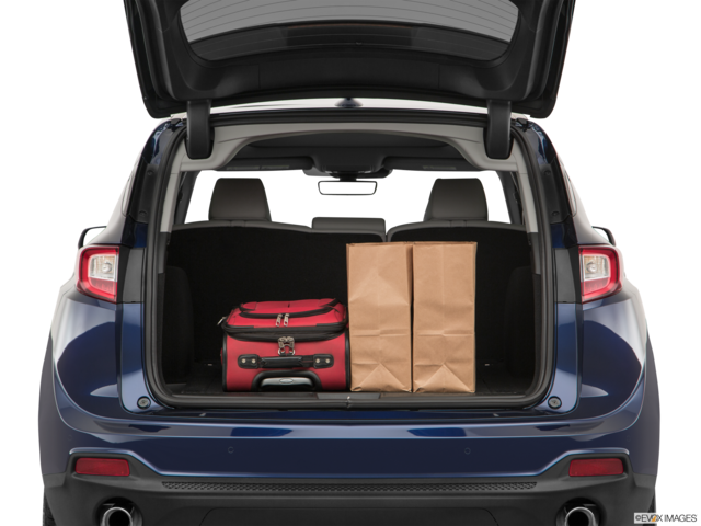 2019 acura rdx cargo area with stuff