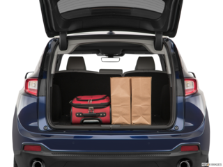 2019 acura rdx cargo area with stuff