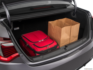 2019 acura rlx cargo area with stuff