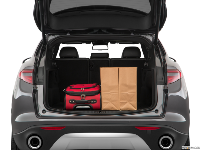 2019 alfa-romeo stelvio cargo area with stuff