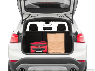 2019 bmw x1 cargo area with stuff