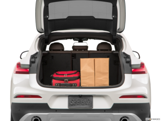 2019 bmw x4 cargo area with stuff