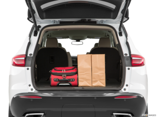 2019 buick enclave cargo area with stuff