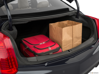 2019 cadillac cts cargo area with stuff