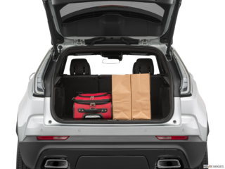 2019 cadillac xt4 cargo area with stuff