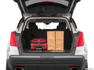 2019 cadillac xt5 cargo area with stuff