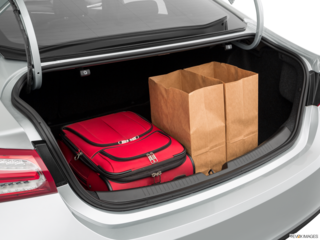 2019 chevrolet malibu cargo area with stuff