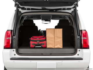 2019 chevrolet tahoe cargo area with stuff