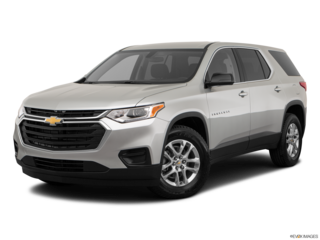 2019 chevrolet traverse angled front