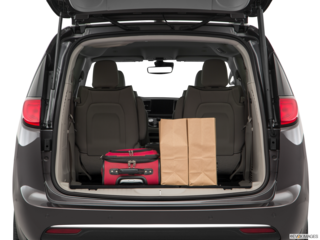 2019 chrysler pacifica-hybrid cargo area with stuff