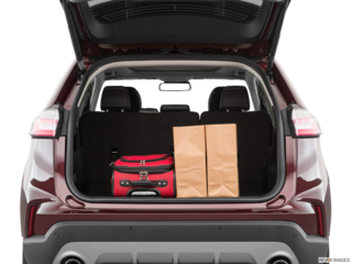 2019 ford edge cargo area with stuff