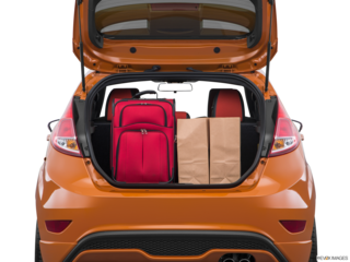 2019 ford fiesta cargo area with stuff