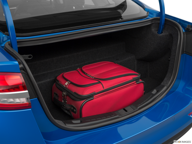 2019 ford fusion-energi cargo area with stuff