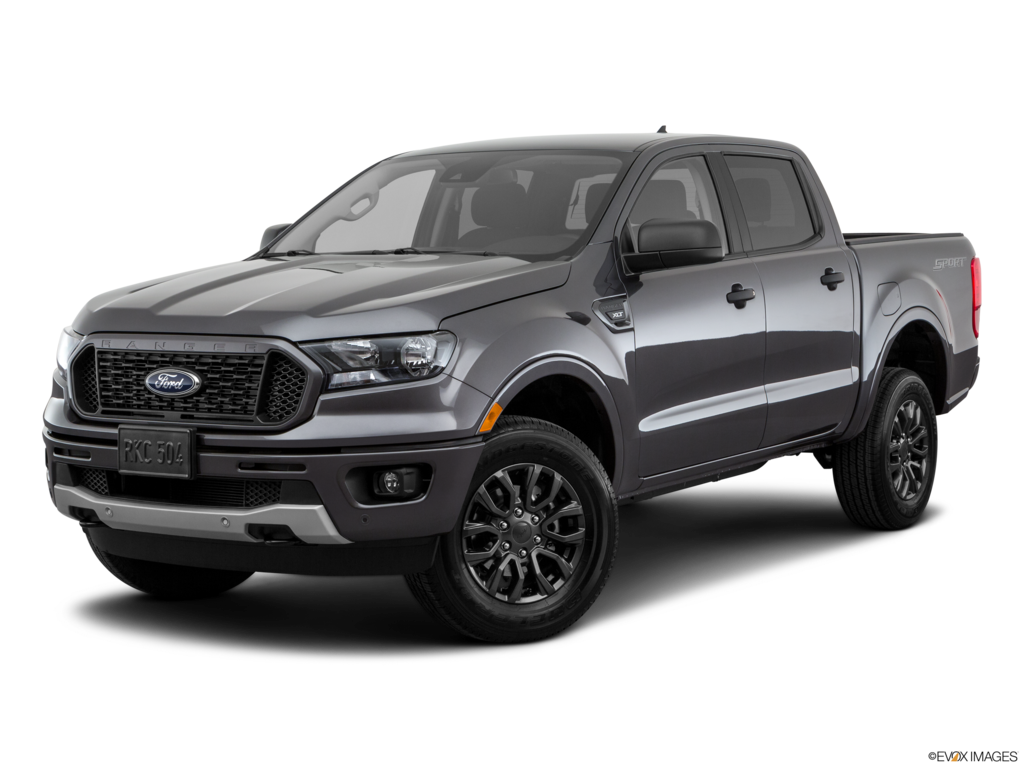 2019 ford ranger angled front