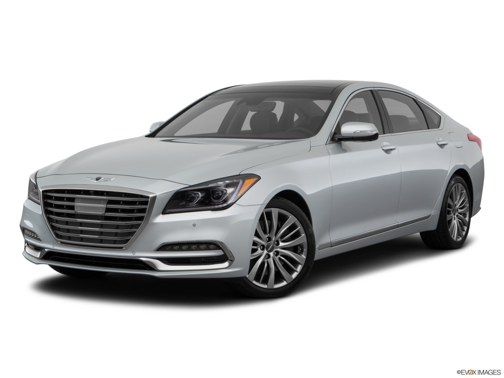 2019 genesis g80 angled front